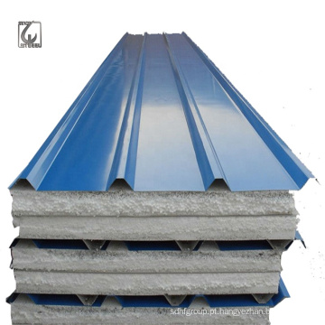 Fábrica fornece diretamente os painéis de cobertura de parede de metal isolados
